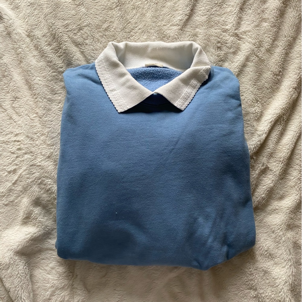 John Galt baby blue crew